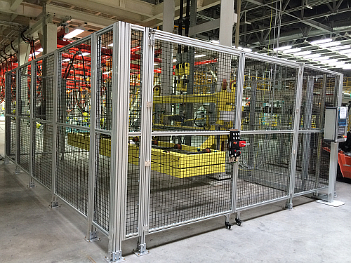 鋁型材圍欄現(xiàn)場(chǎng)