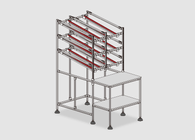鋁型材操作臺(tái)
